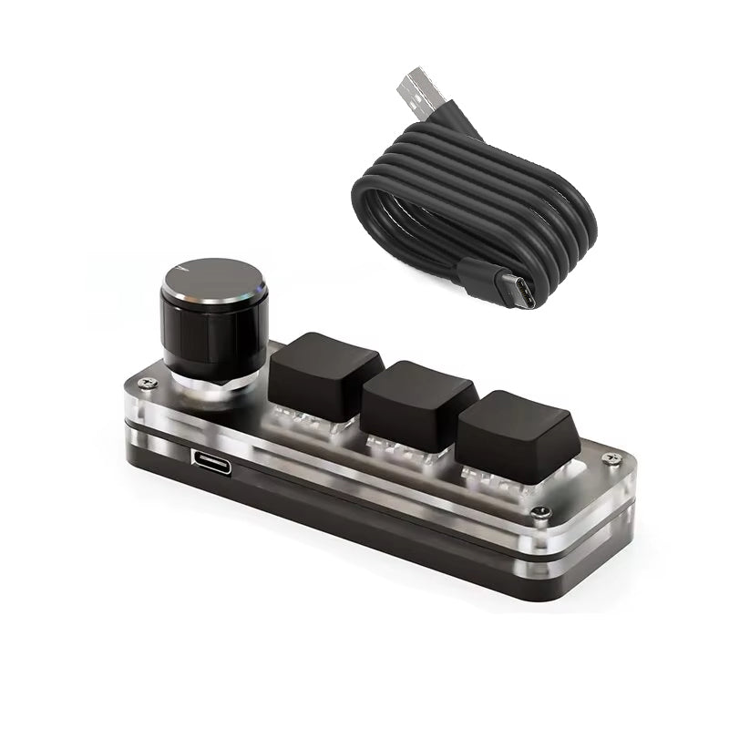 RGB Macro Programming Keyboard with Knob