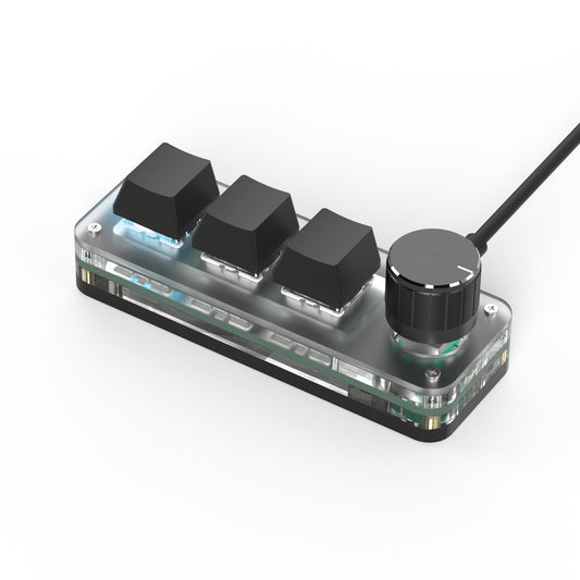 RGB Macro Programming Keyboard with Knob