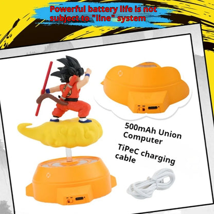 Dragon Ball Goku rotating night light figure lamp room decor