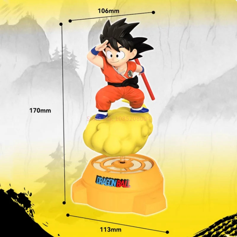 Dragon Ball Goku rotating night light figure lamp room decor
