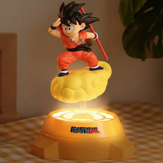Dragon Ball Goku rotating night light figure lamp room decor