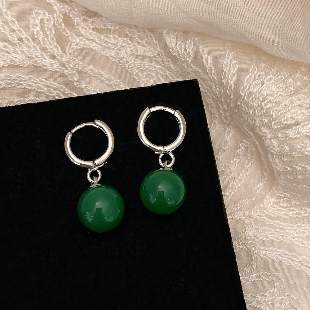 Green Fusion Potara Earrings