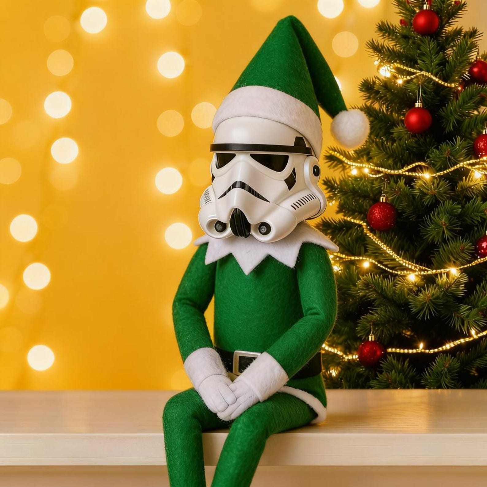 Stormtrooper & Darth Vader Christmas Elf