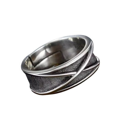 Goku Black inspired silver Time Ring anime jewelry